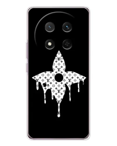 Чехол для Huawei Honor X9c с картинкой «Цветочная монограмма» Чехол для Huawei Honor X9c с картинкой «Цветочная монограмма»