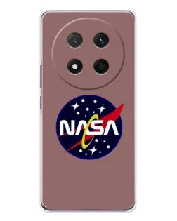Чехол для Huawei Honor X9c с картинкой «NASA — ретро космос» Чехол для Huawei Honor X9c с картинкой «NASA — ретро космос»