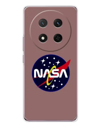 Чехол для Huawei Honor X9c с картинкой «NASA — ретро космос» Чехол для Huawei Honor X9c с картинкой «NASA — ретро космос»