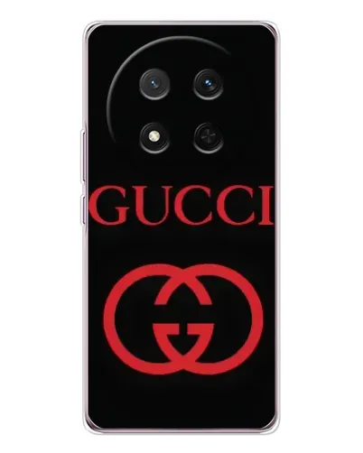 Чехол для Huawei Honor X9c с картинкой «Gucci — красный логотип»