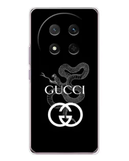 Чехол для Huawei Honor X9c с картинкой «Gucci — серебряная змея» Чехол для Huawei Honor X9c с картинкой «Gucci — серебряная змея»