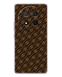 Чехол для Huawei Honor X9c с картинкой «Gucci — золотые диагонали» Чехол для Huawei Honor X9c с картинкой «Gucci — золотые диагонали»