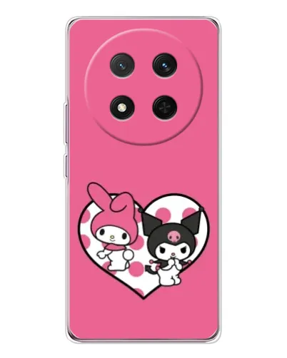 Чехол для Huawei Honor X9c с картинкой «Kuromi и My Melody» Чехол для Huawei Honor X9c с картинкой «Kuromi и My Melody»