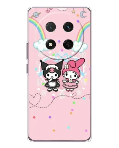 Чехол для Huawei Honor X9c с картинкой «My Melody и Kuromi» Чехол для Huawei Honor X9c с картинкой «My Melody и Kuromi»