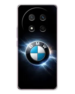 Чехол для Huawei Honor X9c с картинкой «BMW — неоновое сияние»