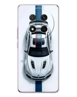 Чехол для Huawei Honor X9c с картинкой «Вид сверху — BMW M»
