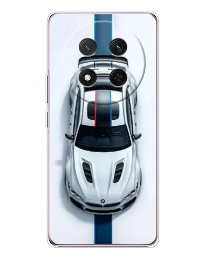 Чехол для Huawei Honor X9c с картинкой «Вид сверху — BMW M»