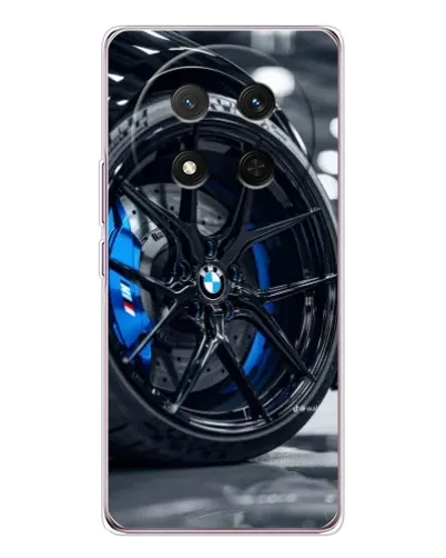 Чехол для Huawei Honor X9c с картинкой «Колесо BMW вблизи»