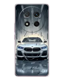 Чехол для Huawei Honor X9c с картинкой «BMW в свете фар»