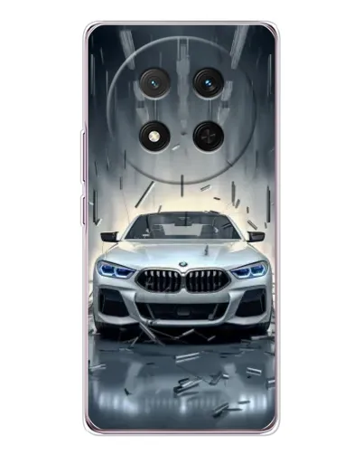 Чехол для Huawei Honor X9c с картинкой «BMW в свете фар»