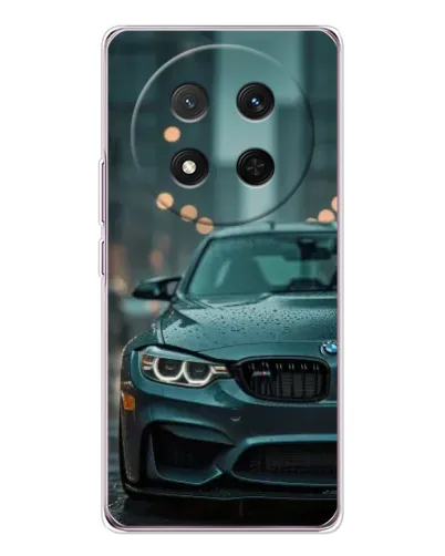 Чехол для Huawei Honor X9c с картинкой «BMW в огнях города»