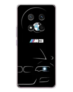 Чехол для Huawei Honor X9c с картинкой «Минималистичный принт BMW M3»