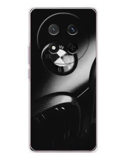 Чехол для Huawei Honor X9c с картинкой «Эмблема BMW — макро»
