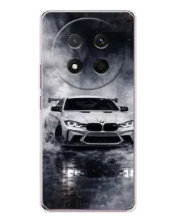 Чехол для Huawei Honor X9c с картинкой «BMW сквозь туман»
