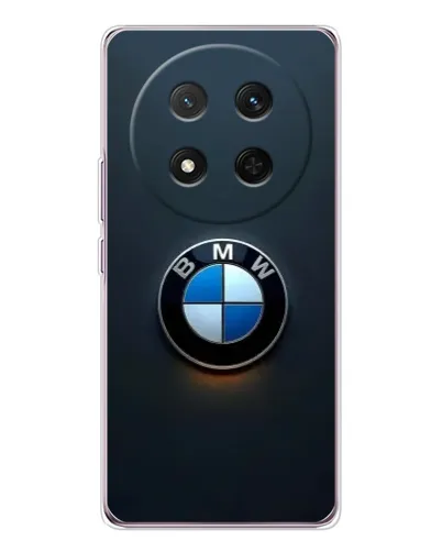 Чехол для Huawei Honor X9c с картинкой «Логотип BMW — минимализм»