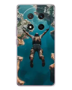 Чехол для Huawei Honor X9c с картинкой «PUBG — свободное падение»