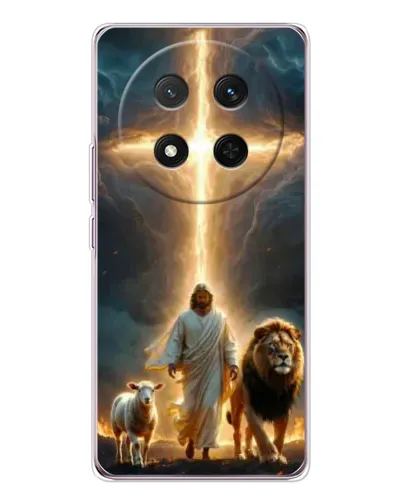 Чехол для Huawei Honor X9c с картинкой «Лев Иуды и Свет» Чехол для Huawei Honor X9c с картинкой «Лев Иуды и Свет»