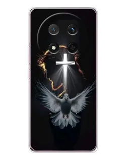Чехол для Huawei Honor X9c с картинкой «Голубь и Свет»