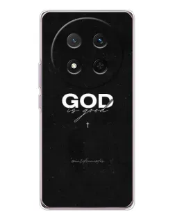 Чехол для Huawei Honor X9c с картинкой «GOD — Бог над всем»