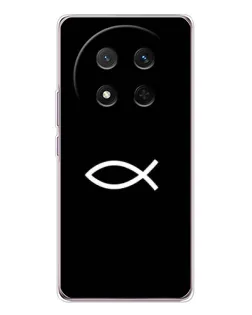 Чехол для Huawei Honor X9c с картинкой «Символ рыбы Jesus» Чехол для Huawei Honor X9c с картинкой «Символ рыбы Jesus»