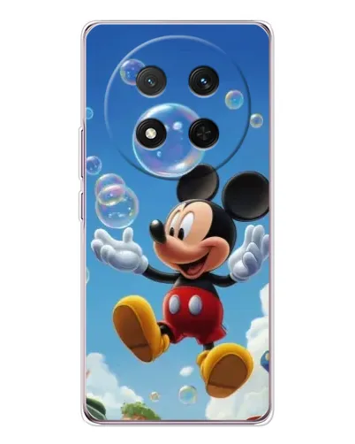 Чехол для Huawei Honor X9c с картинкой «Mickey и мыльные пузыри»