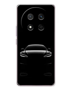 Чехол для Huawei Honor X9c с картинкой «Силуэт Tesla Night»