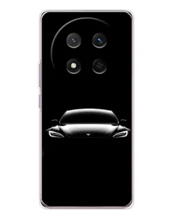 Чохол для Huawei Honor X9c з картинкою «Фари Tesla Night»