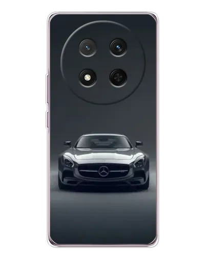 Чехол для Huawei Honor X9c с картинкой «Mercedes на черном» Чехол для Huawei Honor X9c с картинкой «Mercedes на черном»