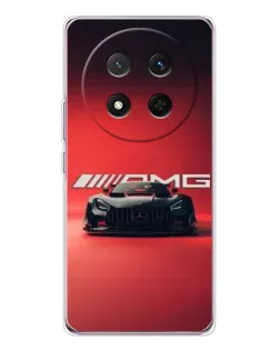 Чехол для Huawei Honor X9c с картинкой «Mercedes AMG — красная линия»