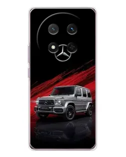Чехол для Huawei Honor X9c с картинкой «Mercedes G-Class красный»