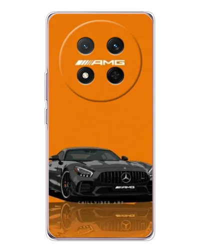 Чехол для Huawei Honor X9c с картинкой «Оранжевый Mercedes AMG» Чехол для Huawei Honor X9c с картинкой «Оранжевый Mercedes AMG»