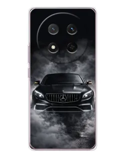Чехол для Huawei Honor X9c с картинкой «Mercedes в дыму»