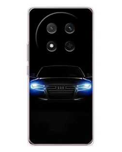 Чехол для Huawei Honor X9c с картинкой «Audi в неоне»