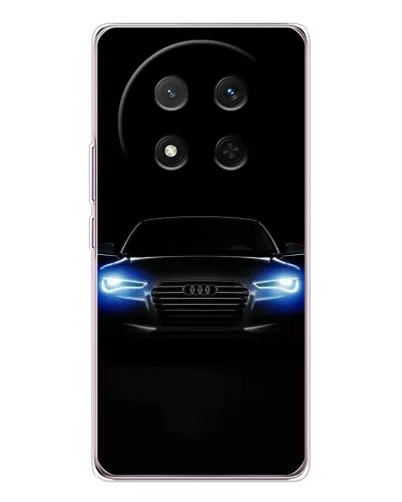 Чехол для Huawei Honor X9c с картинкой «Audi в неоне»