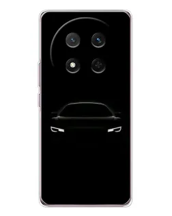 Чехол для Huawei Honor X9c с картинкой «Взгляд Audi в темноте»