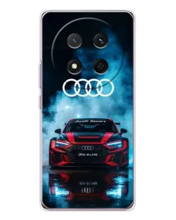 Чехол для Huawei Honor X9c с картинкой «Audi Sport — неон»