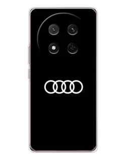 Чехол для Huawei Honor X9c с картинкой «Audi White Logo»