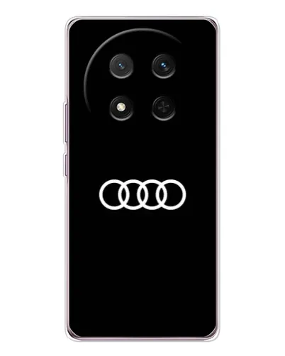 Чехол для Huawei Honor X9c с картинкой «Audi White Logo»