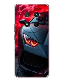 Чехол для Huawei Honor X9c с картинкой «Lamborghini красное сияние»