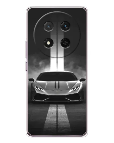 Чехол для Huawei Honor X9c с картинкой «Lamborghini симметрия дорог»