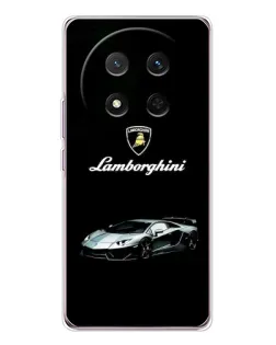 Чехол для Huawei Honor X9c с картинкой «Логотип Lamborghini классика»