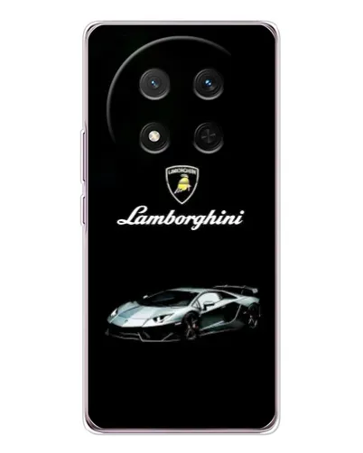 Чехол для Huawei Honor X9c с картинкой «Логотип Lamborghini классика»