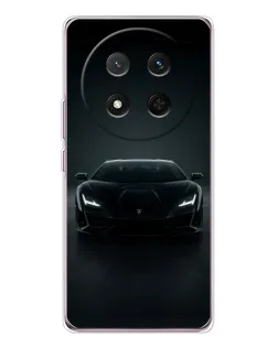 Чехол для Huawei Honor X9c с картинкой «Черный Lamborghini Aventador»