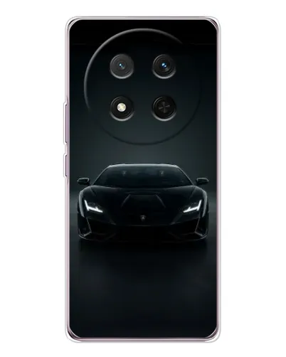 Чехол для Huawei Honor X9c с картинкой «Черный Lamborghini Aventador»