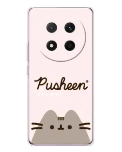 Чехол для Huawei Honor X9c с картинкой «Pusheen логотип»