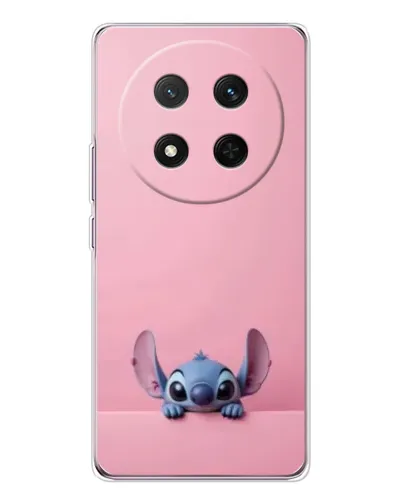 Чехол для Huawei Honor X9c с картинкой «Stitch выглядывает»