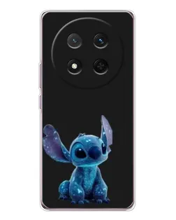 Чехол для Huawei Honor X9c с картинкой «Стич на черном» Чехол для Huawei Honor X9c с картинкой «Стич на черном»