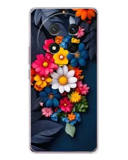 Чехол для Huawei Honor X9c с картинкой «Цветочная феерия»