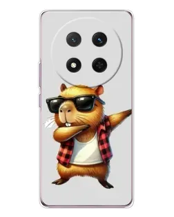 Чехол для Huawei Honor X9c с картинкой «Капибара рэпер даб» Чехол для Huawei Honor X9c с картинкой «Капибара рэпер даб»