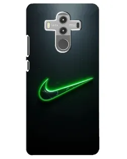Чехол для Huawei Mate 10 Pro с картинкой «Неоновый контур Nike» Чехол для Huawei Mate 10 Pro с картинкой «Неоновый контур Nike»